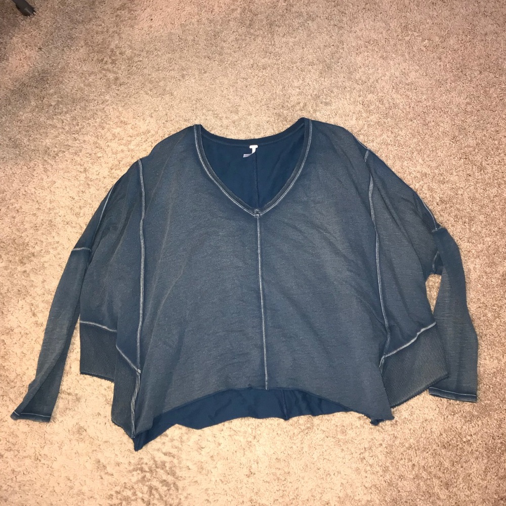 Oversized Free People Cotton Top